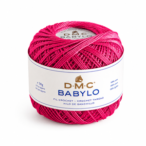 Filo di Scozia BABYLO N° 5 - DMC - Colore: 600 - FUCSIA SCURO - by LacariaRicami.Store