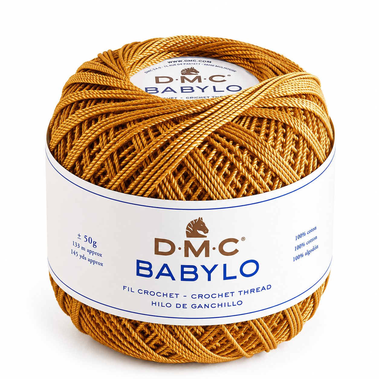 Filo di Scozia BABYLO N° 5 - DMC - Colore: 783 - ORO - by LacariaRicami.Store