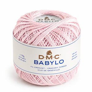 Filo di Scozia BABYLO N° 5 - DMC - Colore: 818 - ROSA - by LacariaRicami.Store