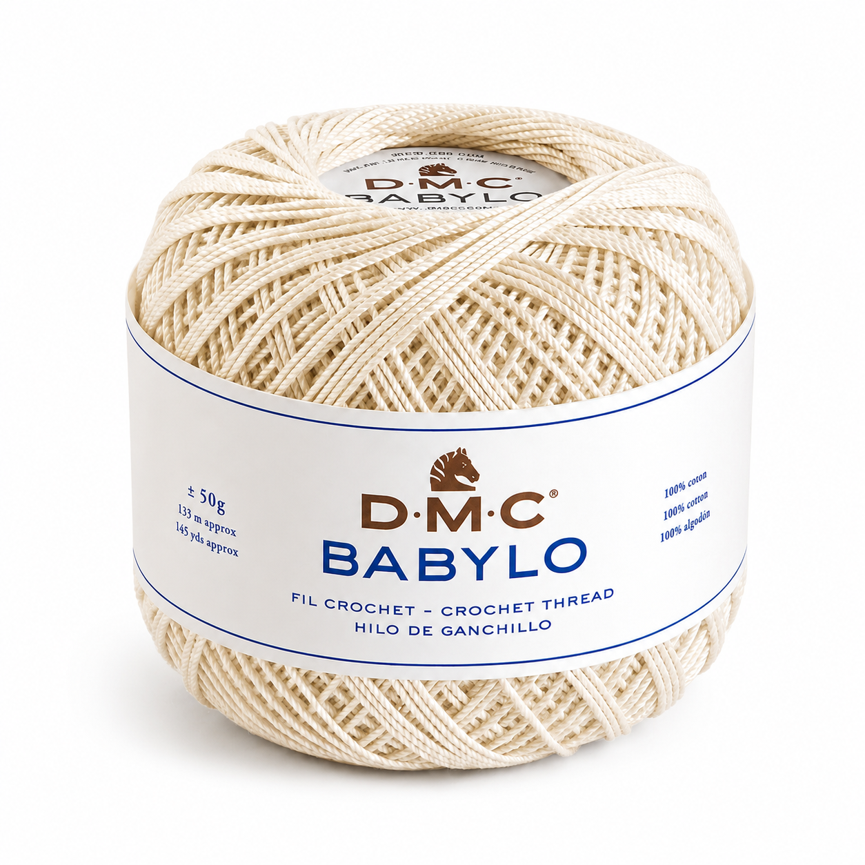 Filo di Scozia BABYLO N° 5 - DMC - Colore: 822 - PAGLIA - by LacariaRicami.Store