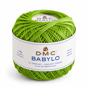 Filo di Scozia BABYLO N° 5 - DMC - Colore: 907 - VERDINO - by LacariaRicami.Store