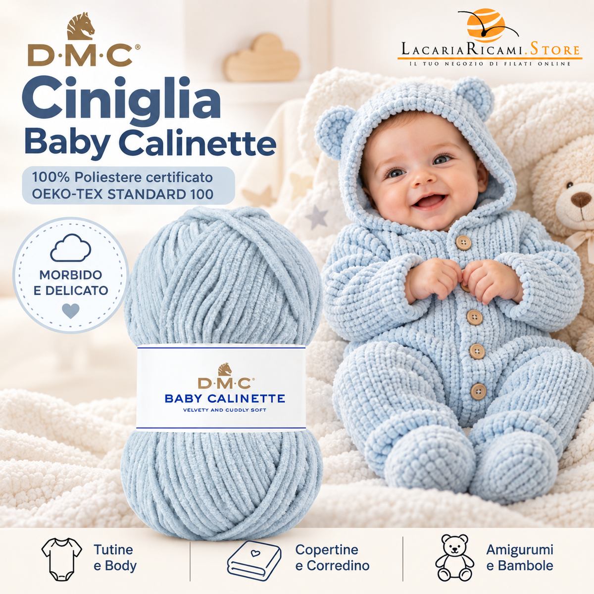 Ciniglia Baby Calinette - DMC