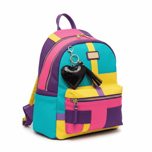 BAG CHARMS in EcoPelle - CUORE ♥️ - LacariaRicami.Store