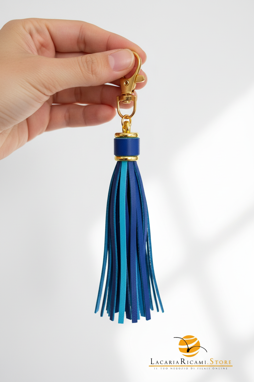 BAG CHARMS in EcoPelle - FIOCCO - LacariaRicami.Store