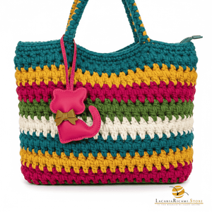 BAG CHARMS in EcoPelle - GATTO 🐈 - LacariaRicami.Store