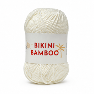 COTONE Bikini Bamboo - Tropical Lane - Colore: 0011 - BIANCO - by LacariaRicami.Store