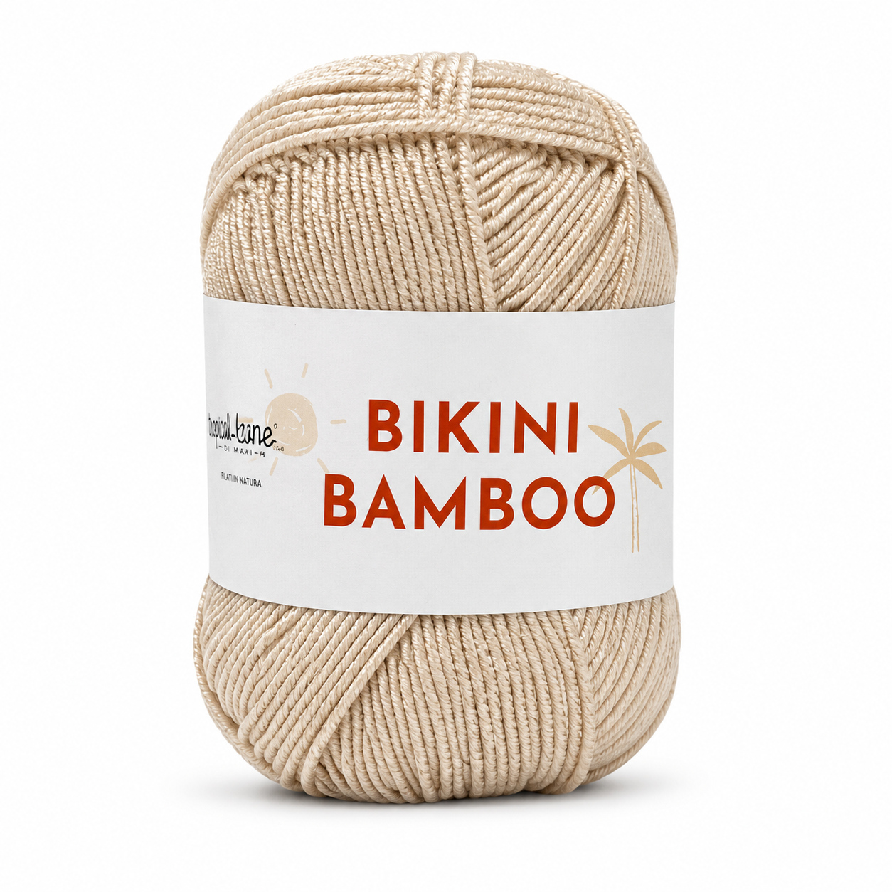 COTONE Bikini Bamboo - Tropical Lane - Colore: 0013 - ECRÚ - by LacariaRicami.Store