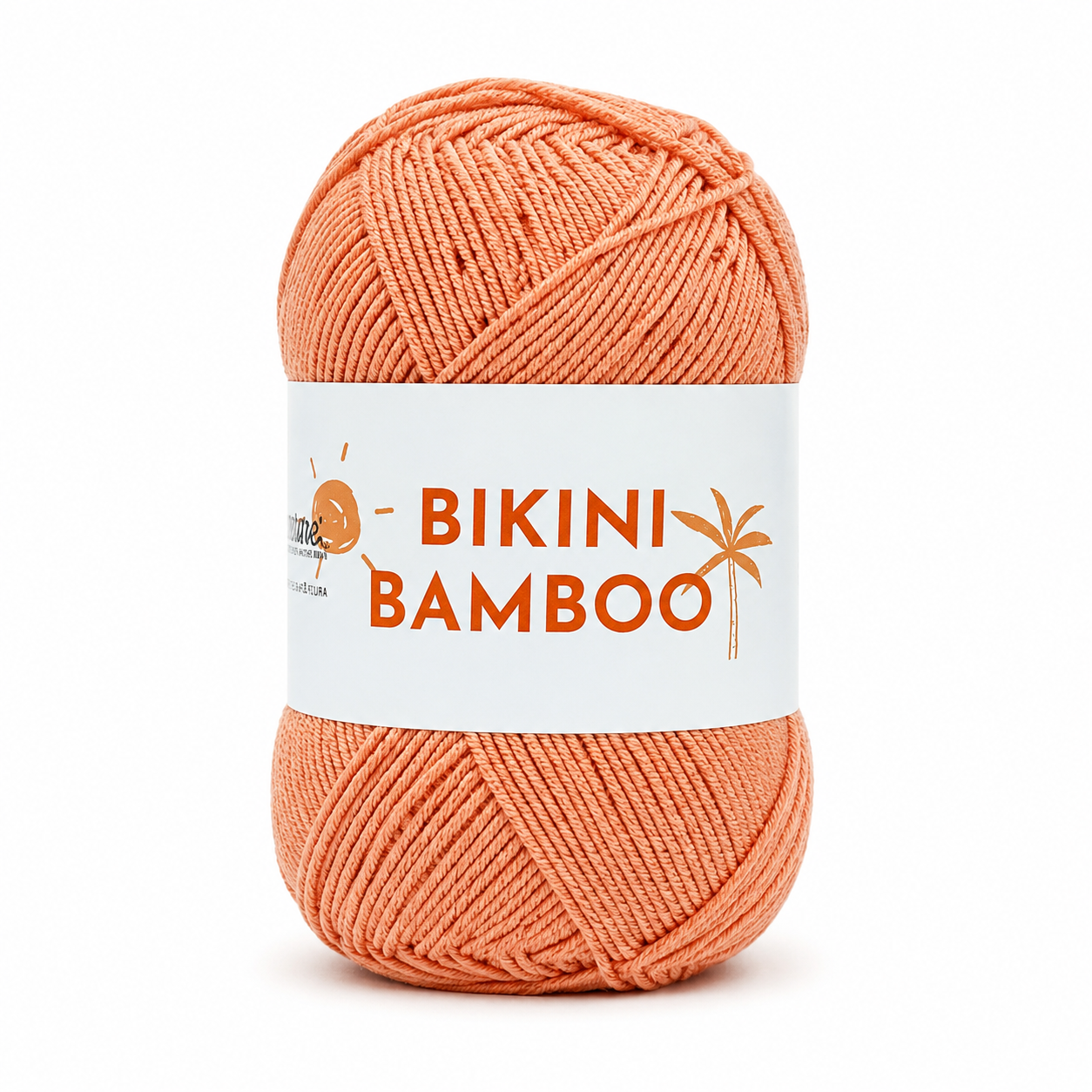COTONE Bikini Bamboo - Tropical Lane - Colore: 0028 - PESCA - by LacariaRicami.Store