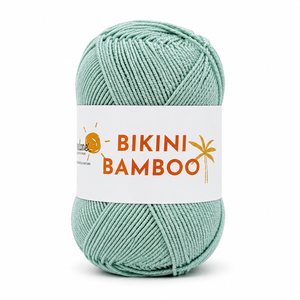 COTONE Bikini Bamboo - Tropical Lane - Colore: 0031 - VERDE MARE - by LacariaRicami.Store