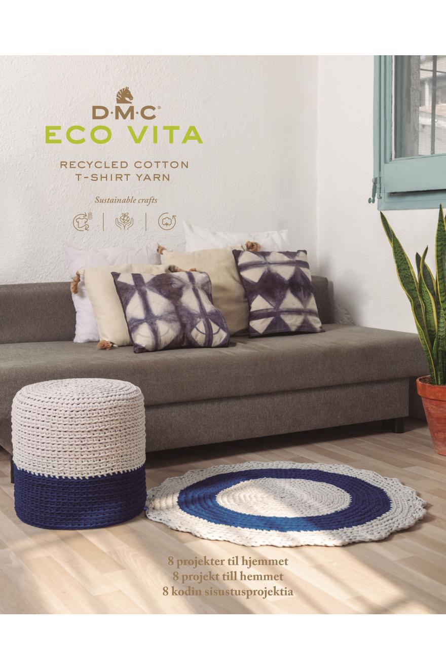 Book Eco Vita T-SHIRT - 8 progetti Home Decor - DMC - Colore: - by LacariaRicami.Store