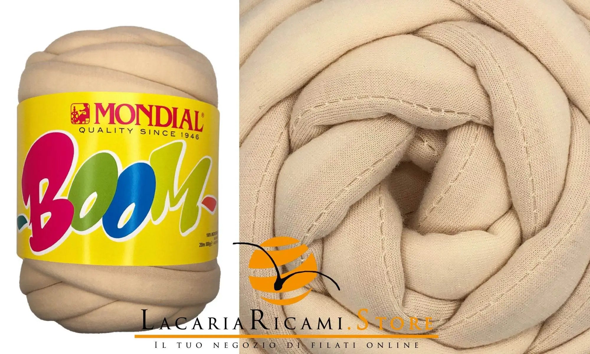 Tubolare BOOM - MONDIAL | Filato Vigoroso - - LacariaRicami.Store