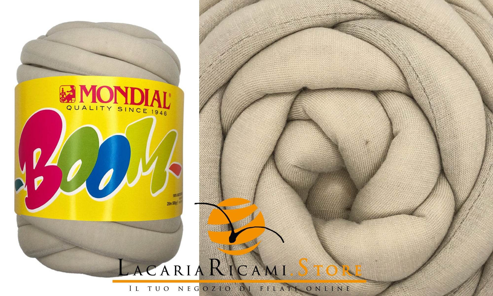 Tubolare BOOM - MONDIAL | Filato Vigoroso - - LacariaRicami.Store
