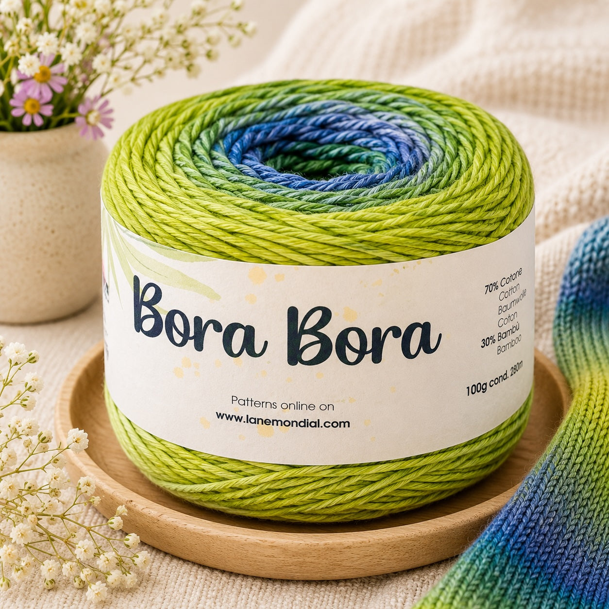 Cotone BORA BORA - MONDIAL - Colore: 955 - by LacariaRicami.Store