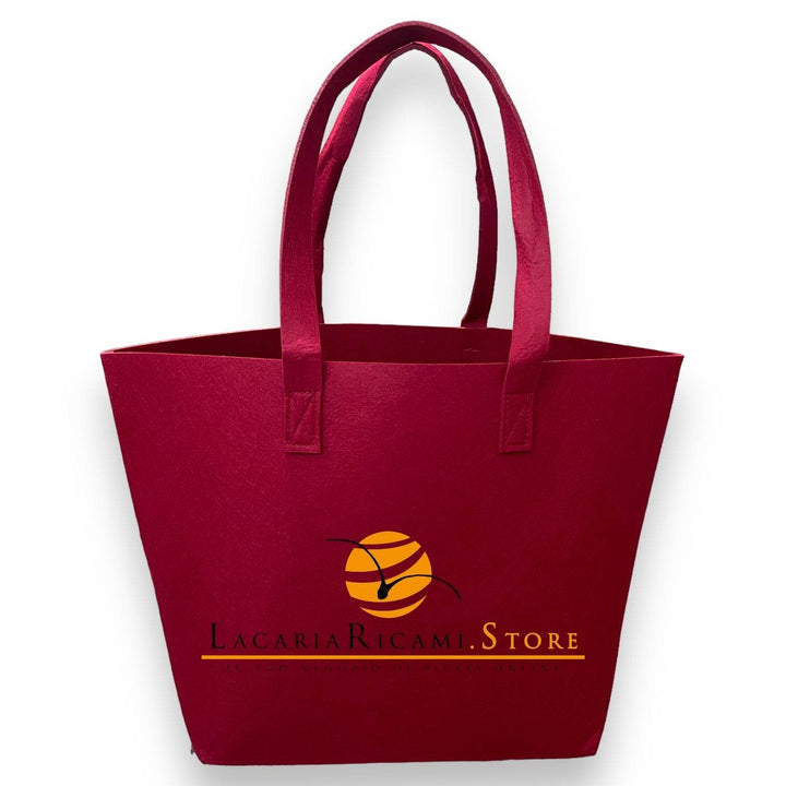 BORSA In Feltro 30x30x20 cm | Essenziale - - LacariaRicami.Store