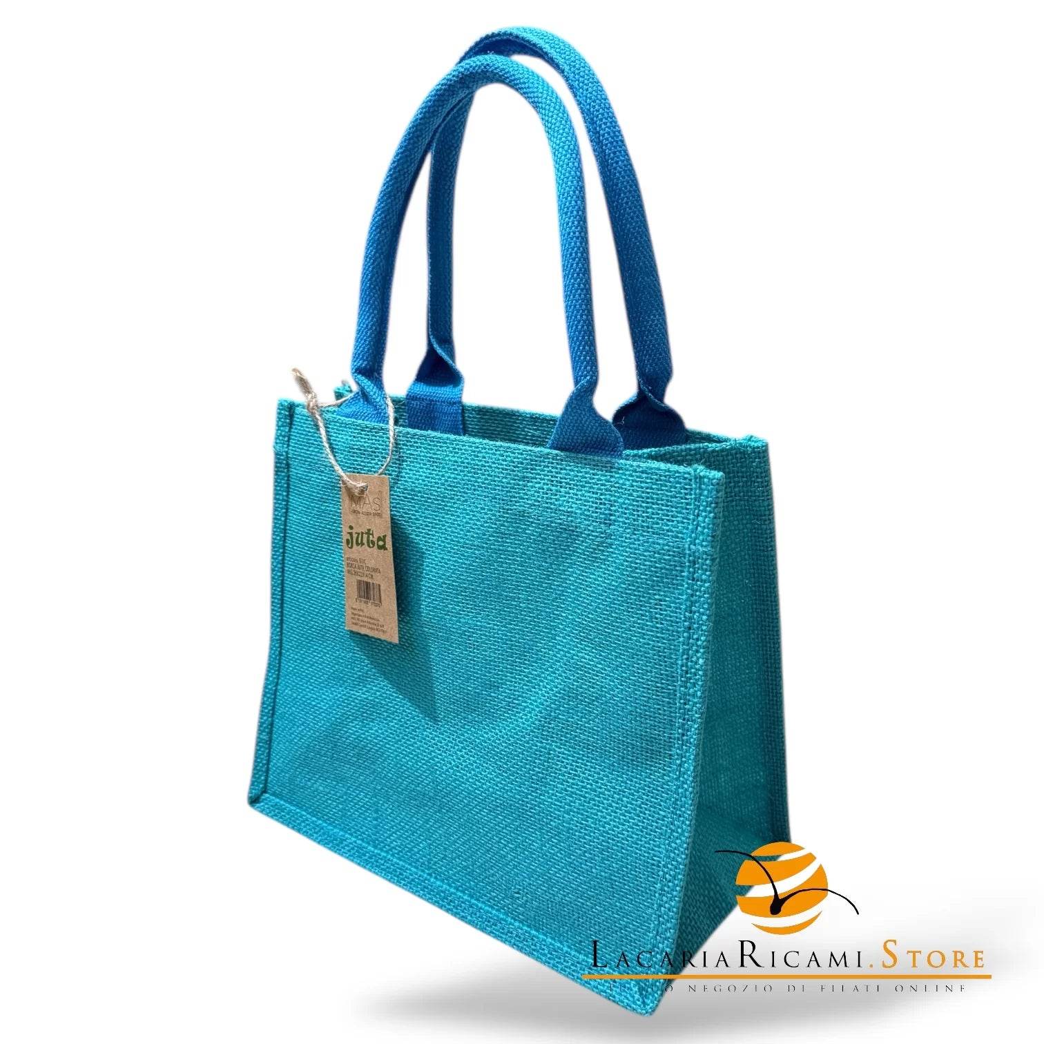 BORSA Juta Colorata - MAS Srl - - LacariaRicami.Store