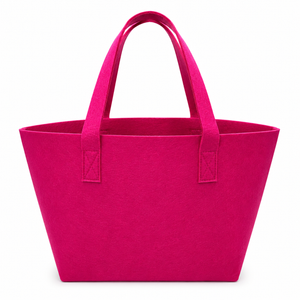 BORSA In Feltro 26x22x15 cm - Mas Srl - Colore: BF1.41 - FUXIA - by LacariaRicami.Store