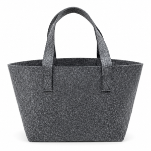 BORSA In Feltro 26x22x15 cm - Mas Srl - Colore: BF1.23 - GRIGIO - by LacariaRicami.Store
