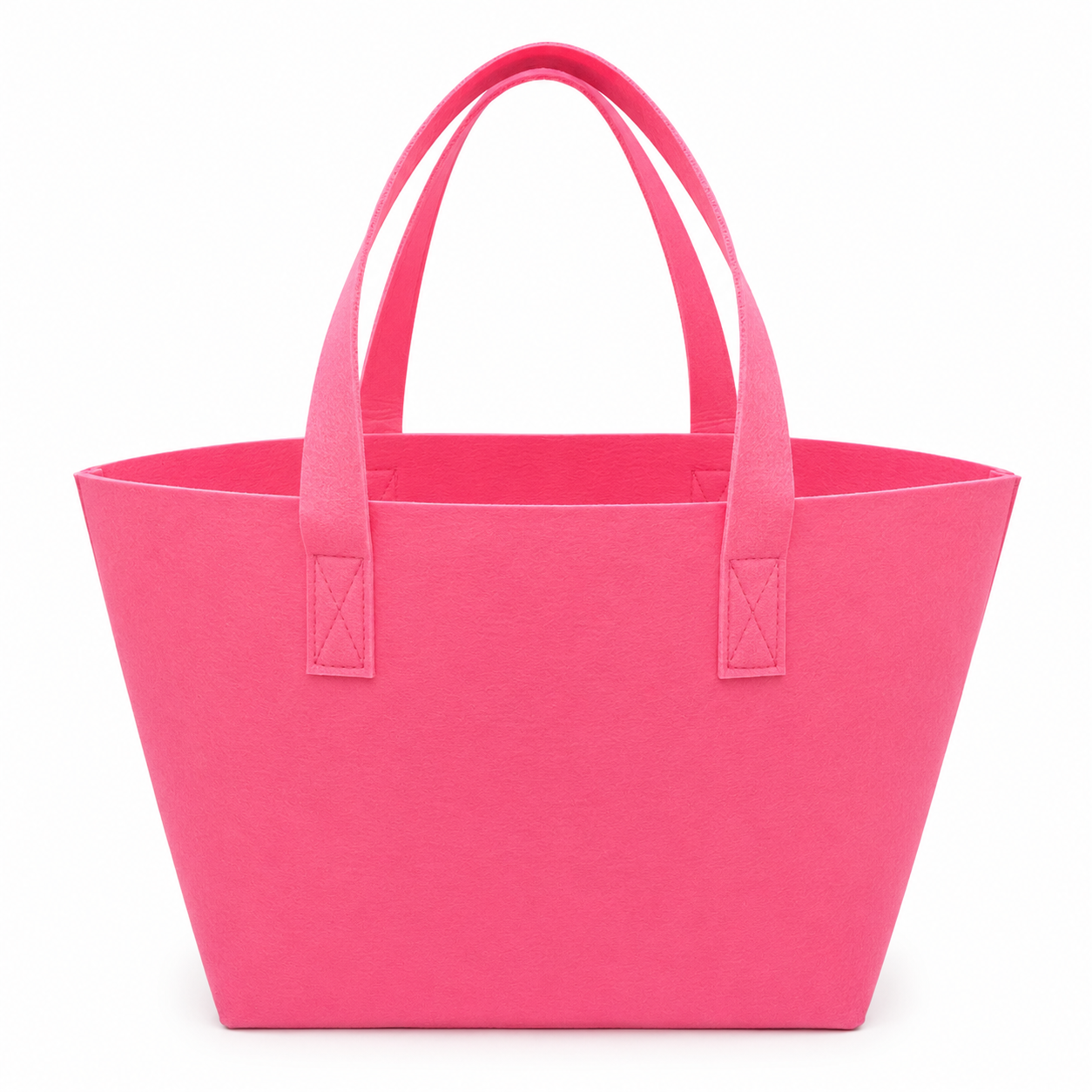 BORSA In Feltro 26x22x15 cm - Mas Srl - Colore: BF1.40 - ROSA BABY - by LacariaRicami.Store