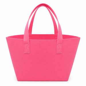 BORSA In Feltro 26x22x15 cm - Mas Srl - Colore: BF1.40 - ROSA BABY - by LacariaRicami.Store