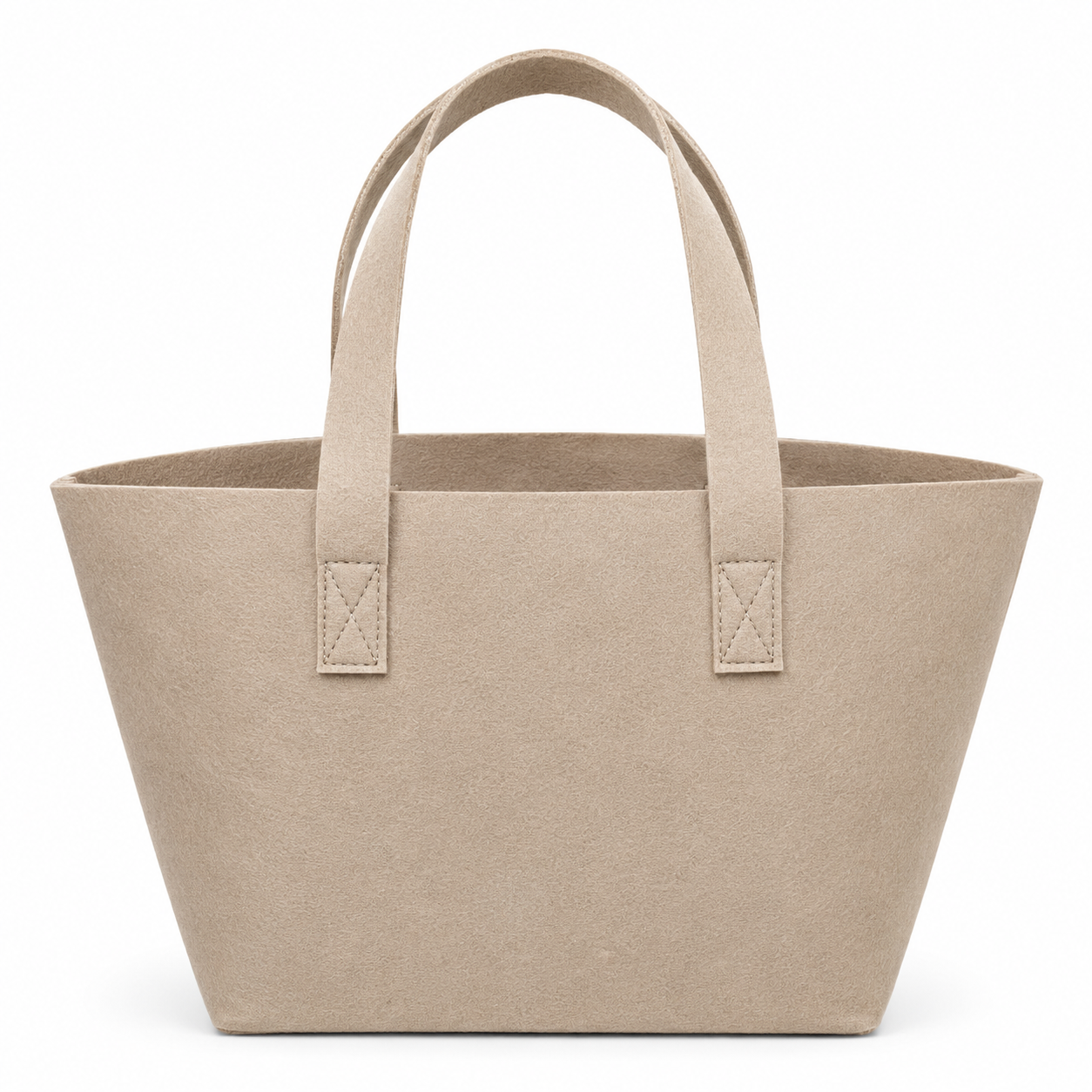 BORSA In Feltro 26x22x15 cm - Mas Srl - Colore: BF1.32 - TORTORA - by LacariaRicami.Store