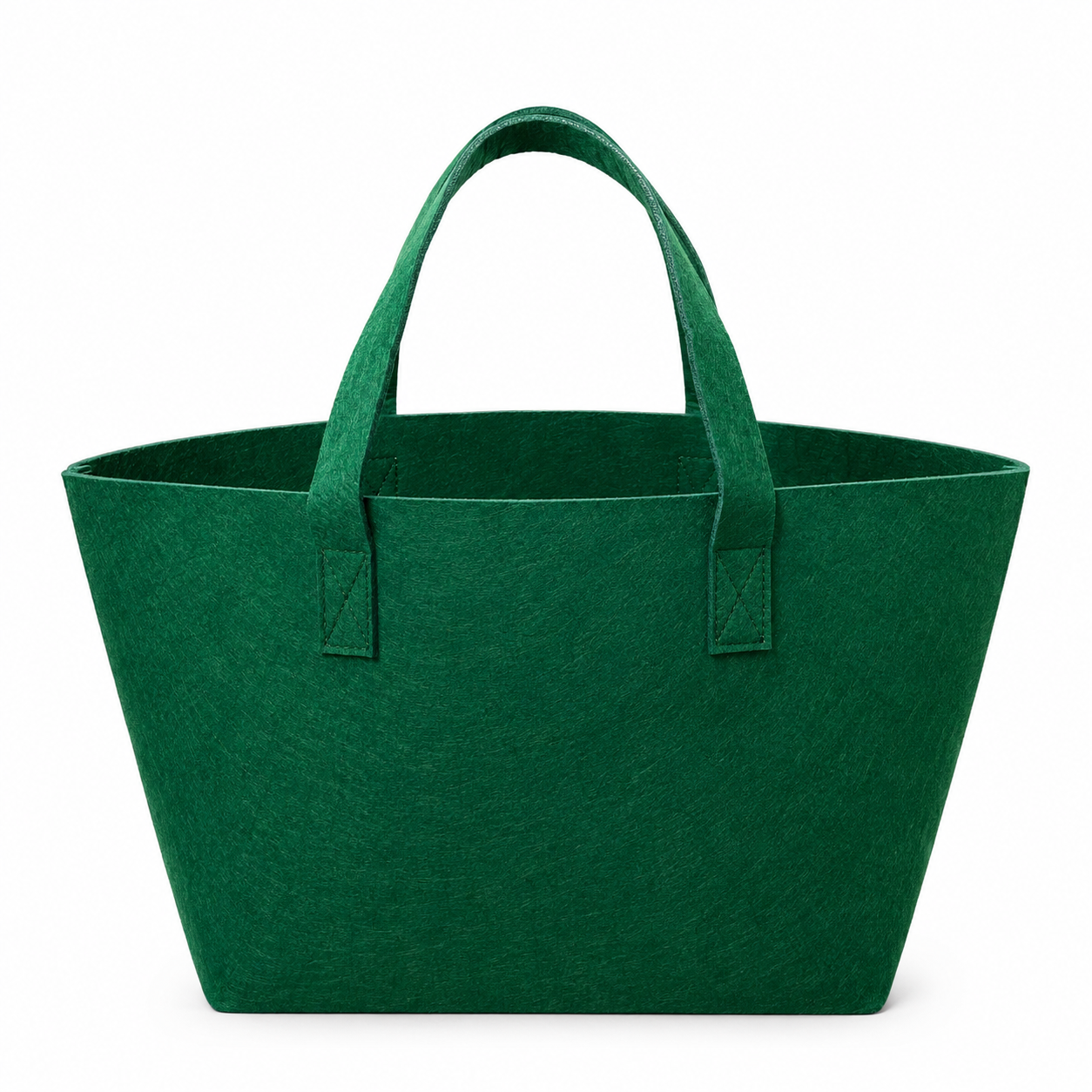 BORSA In Feltro 26x22x15 cm - Mas Srl - Colore: BF1.48 - VERDE - by LacariaRicami.Store