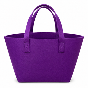 BORSA In Feltro 26x22x15 cm - Mas Srl - Colore: BF1.56 - VIOLA - by LacariaRicami.Store