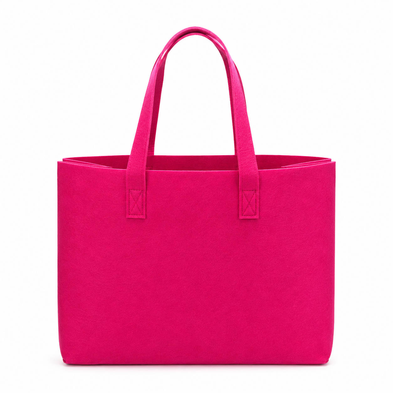 BORSA In Feltro 33x42x19 cm - Mas Srl - Colore: BF3.41 - FUXIA - by LacariaRicami.Store