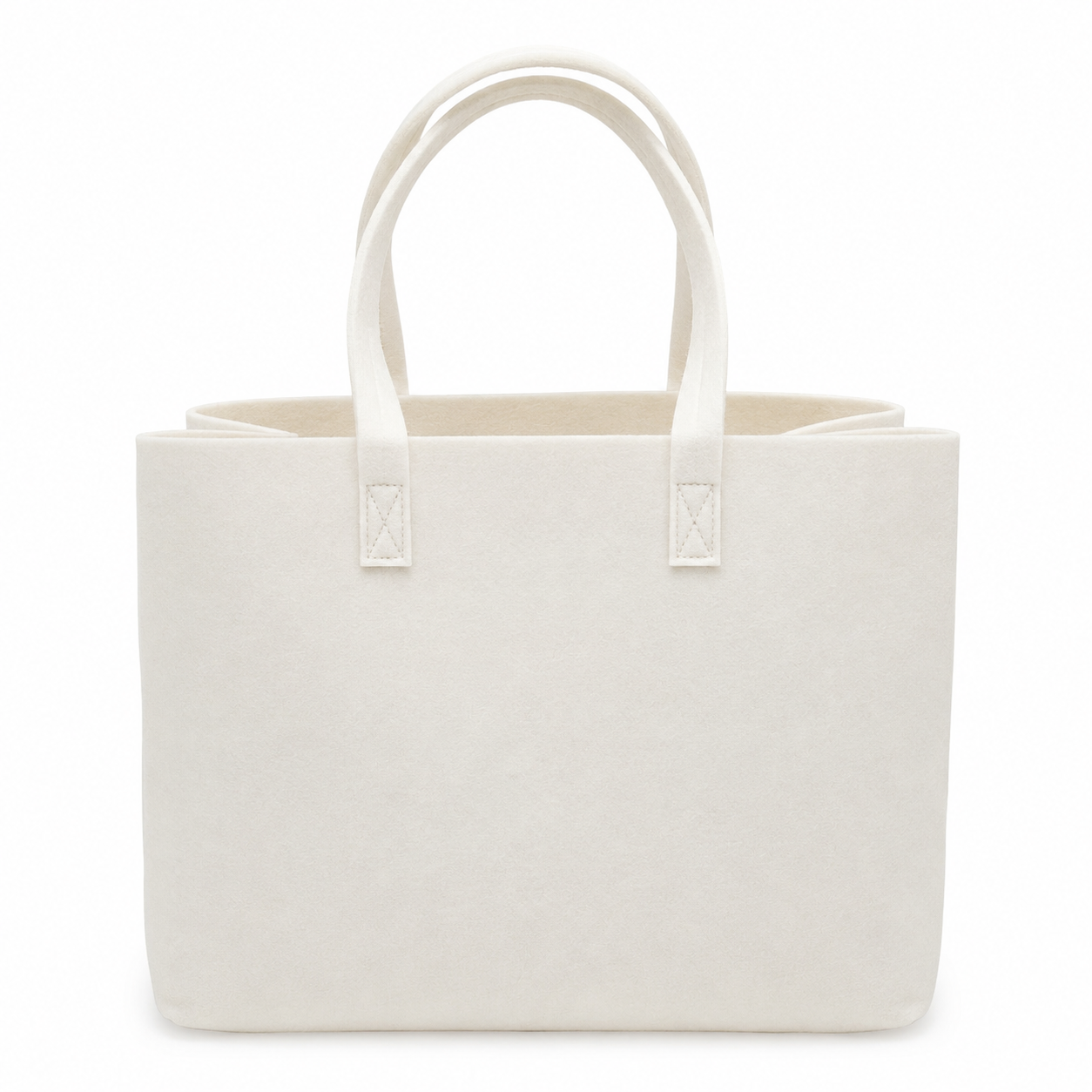 BORSA In Feltro 33x42x19 cm - Mas Srl - Colore: BF3.20 - PANNA - by LacariaRicami.Store