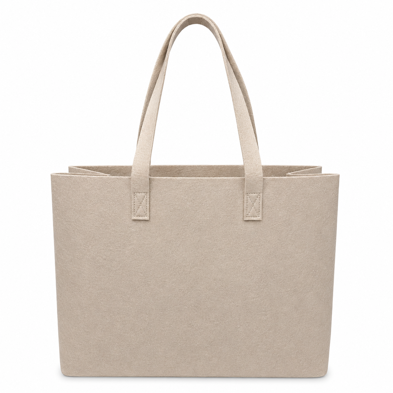 BORSA In Feltro 33x42x19 cm - Mas Srl - Colore: BF3.32 - TORTORA - by LacariaRicami.Store