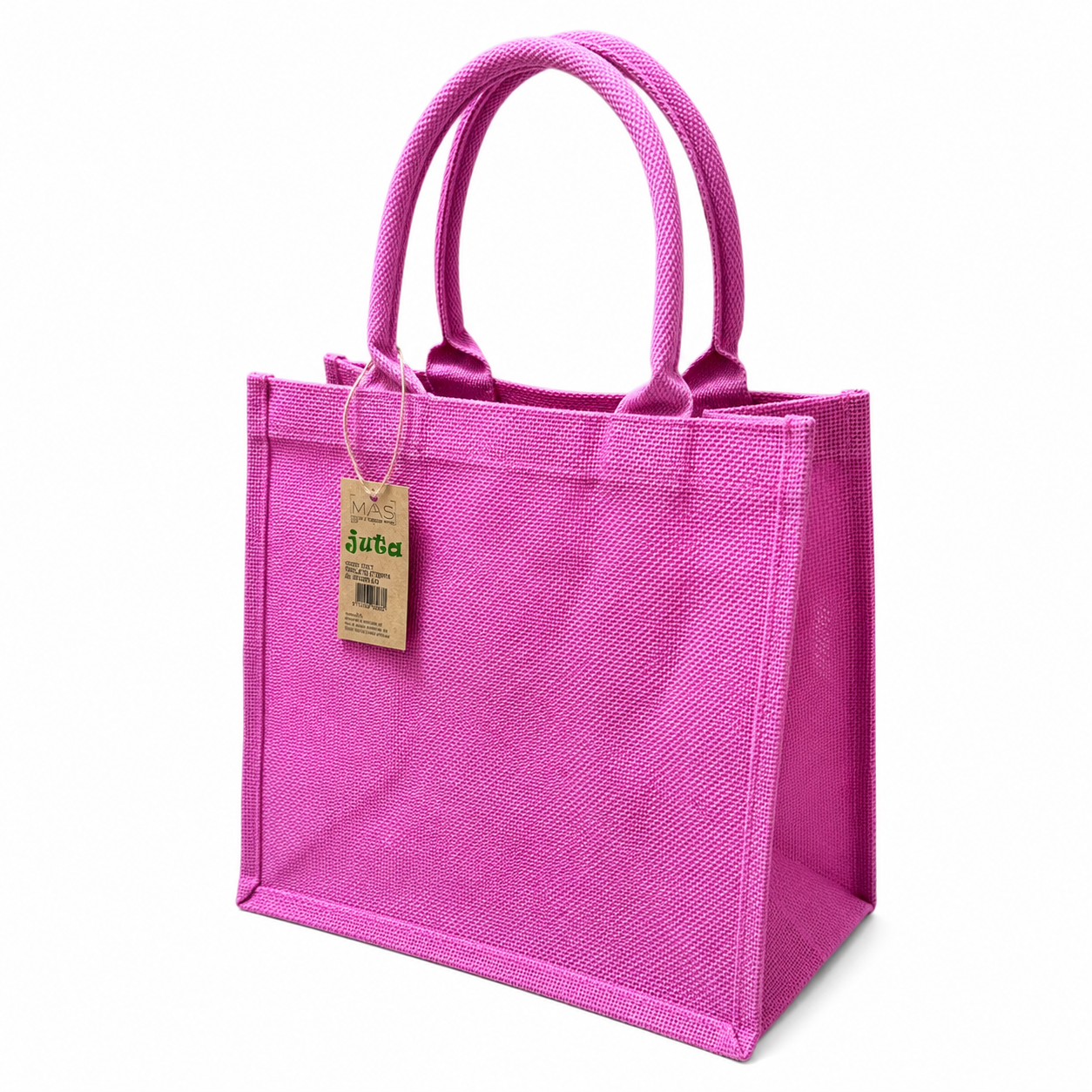 BORSA Juta Colorata - MAS Srl - Colore: 30X30X19 - FUXIA - by LacariaRicami.Store
