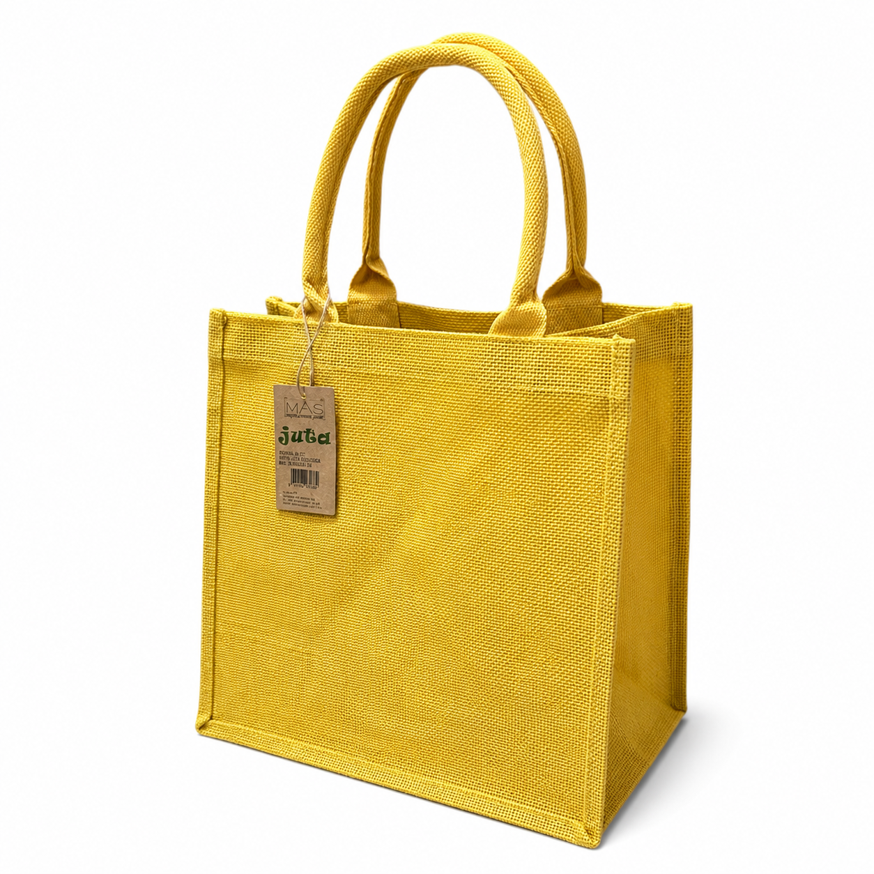 BORSA Juta Colorata - MAS Srl - Colore: 30X30X19 - GIALLO - by LacariaRicami.Store