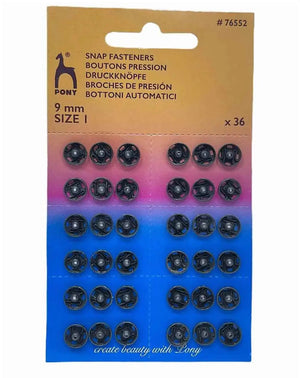 BOTTONI AUTOMATICI IN OTTONE A STRAPPO - Pony - - LacariaRicami.Store