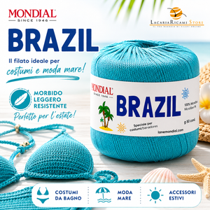 Cotone Brazil - MONDIAL - Colore: - by LacariaRicami.Store