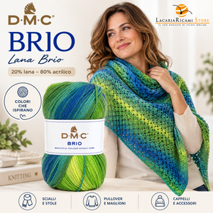Lana Brio - DMC - Colore: - by LacariaRicami.Store