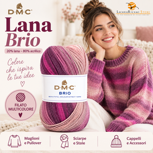 Lana Brio - DMC - Colore: - by LacariaRicami.Store