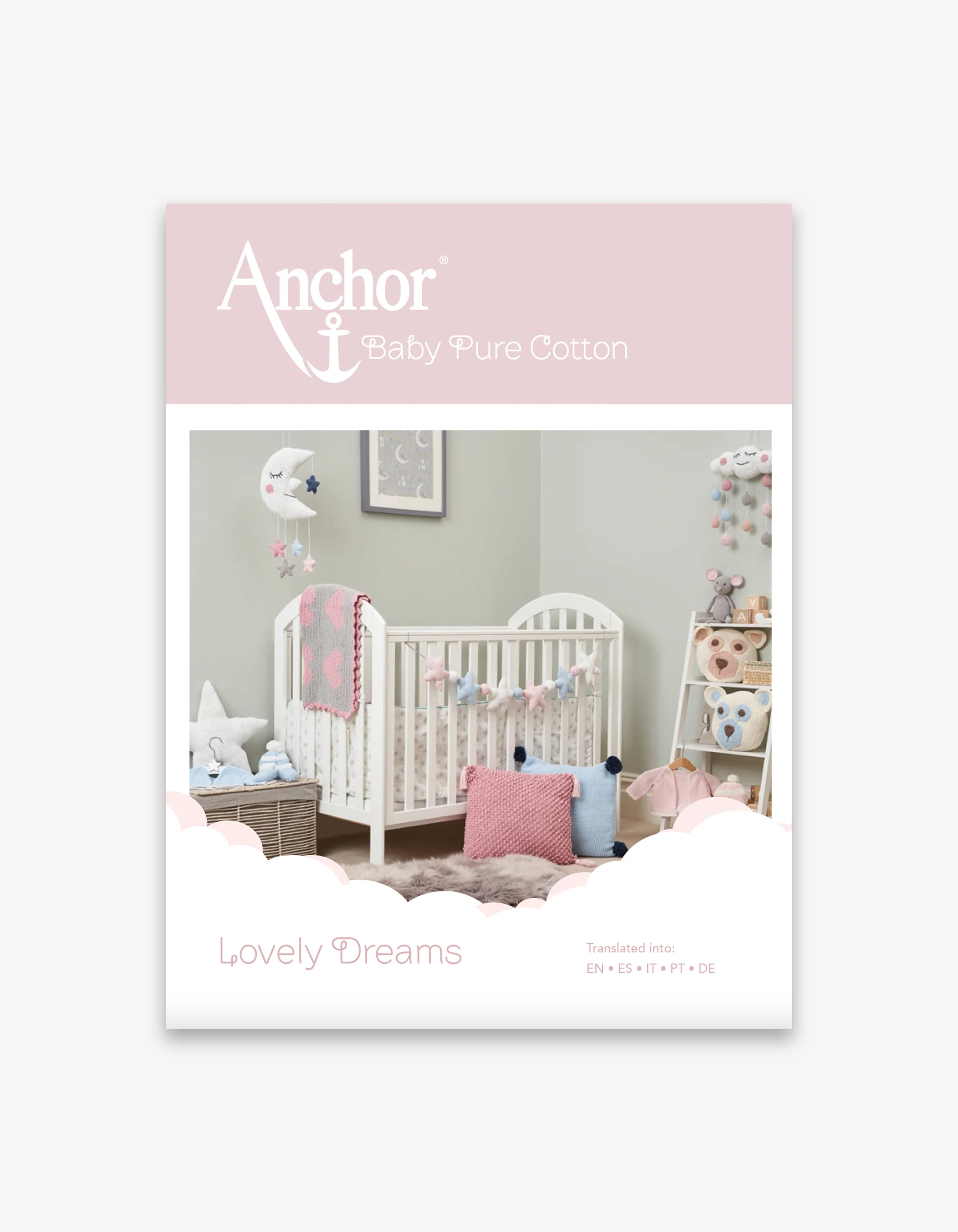 Book - Baby Pure Cotton - Lovely Dreams - Crochet & Knitting Pattern Book - Anchor