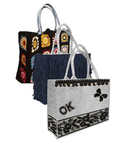 BORSA In Feltro BF - - LacariaRicami.Store