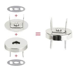 Bottone Magnetico Da Applicare 18 mm - - LacariaRicami.Store