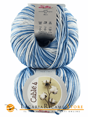 Cotone Cablé 4 Sfumato - Silke - - LacariaRicami.Store
