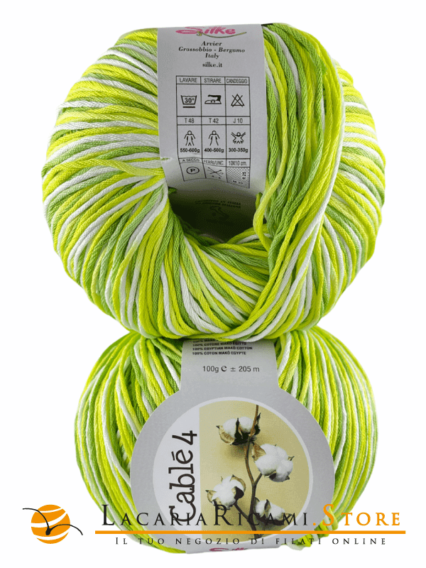Cotone Cablé 4 Sfumato - Silke - - LacariaRicami.Store