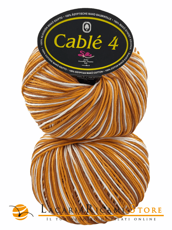 Cotone Cablé 4 Sfumato - Silke - - LacariaRicami.Store
