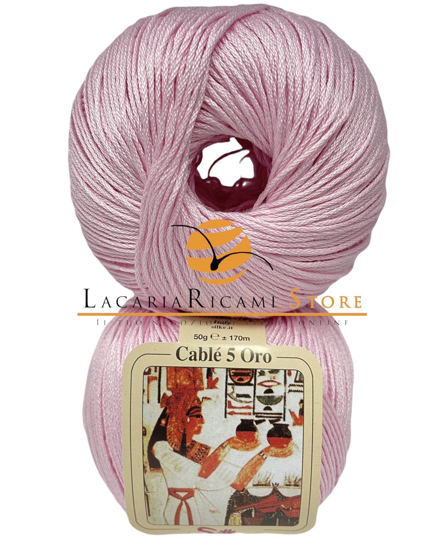 Cotone CABLE' 5 ORO - Silke - - LacariaRicami.Store