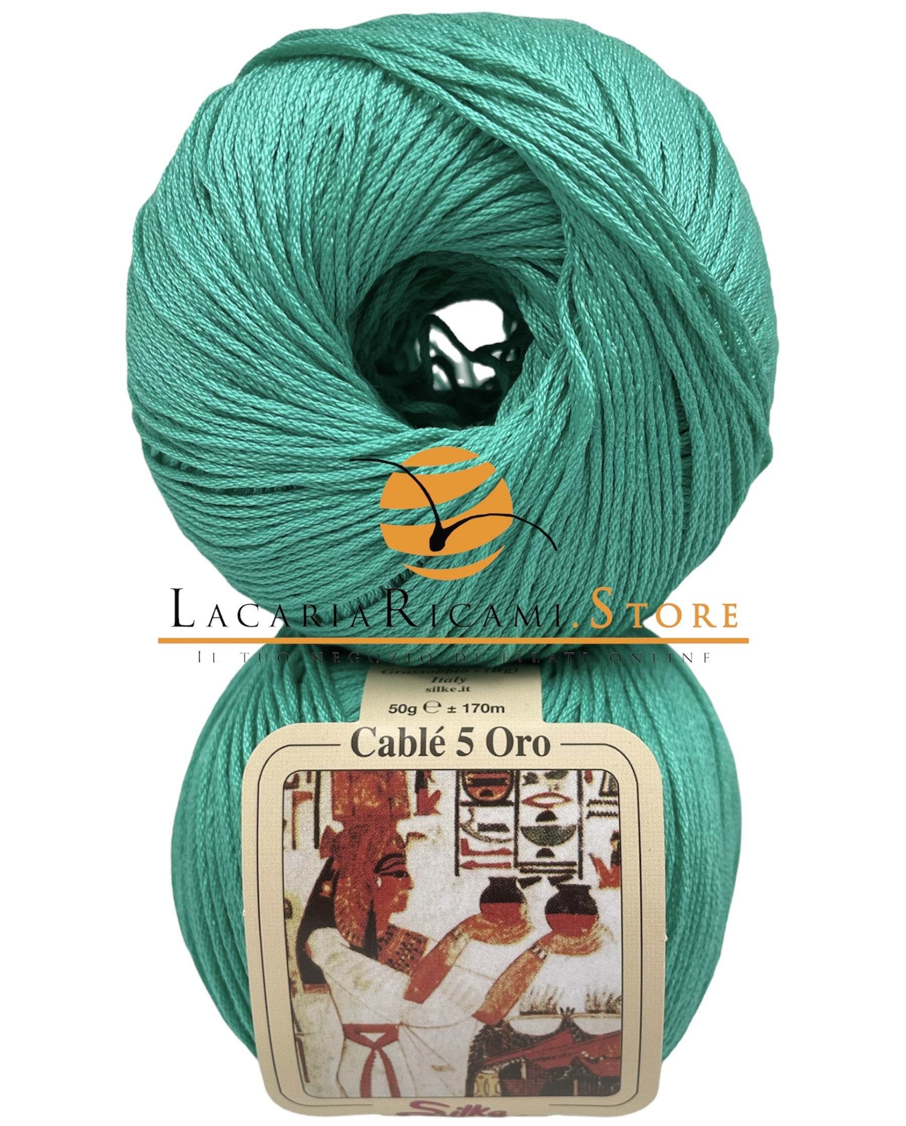 Cotone CABLE' 5 ORO - Silke - - LacariaRicami.Store