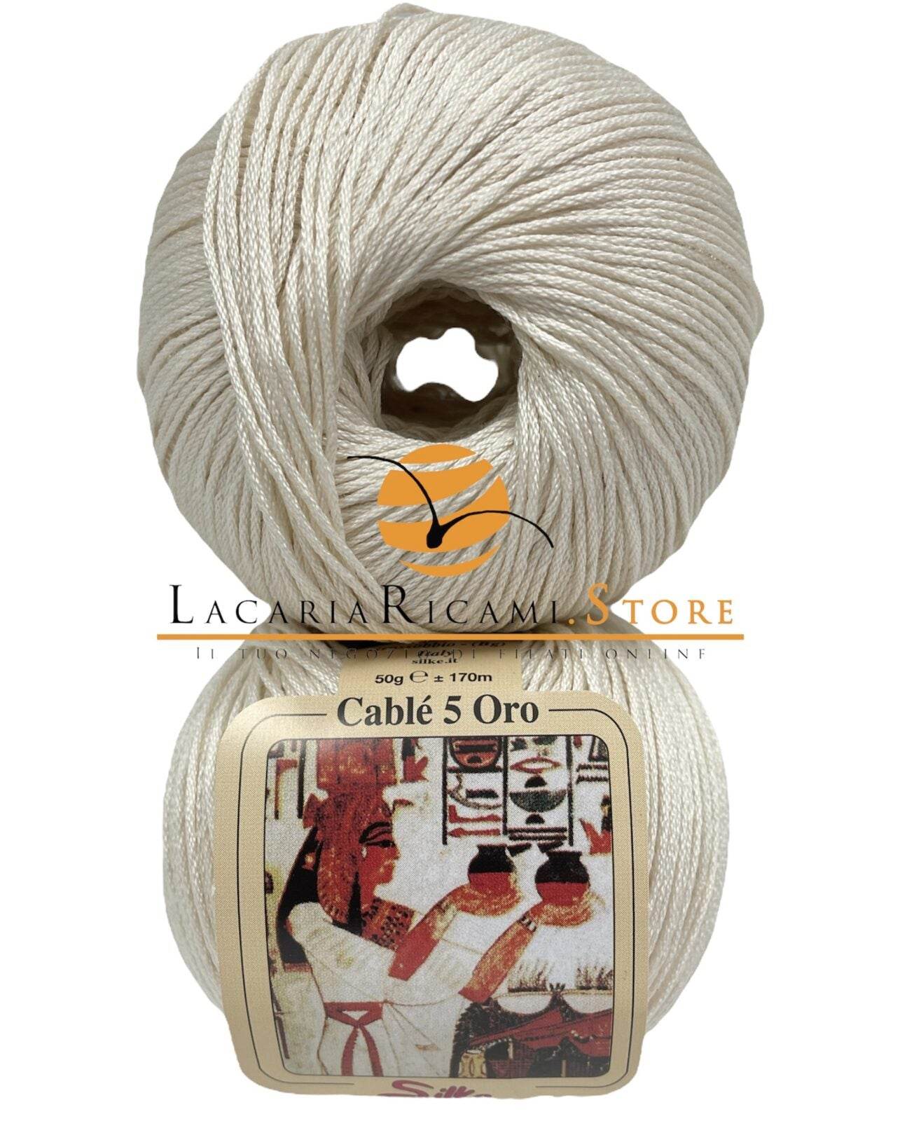 Cotone CABLE' 5 ORO - Silke - - LacariaRicami.Store
