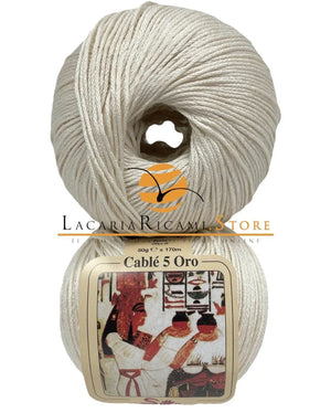 Cotone CABLE' 5 ORO - Silke - - LacariaRicami.Store