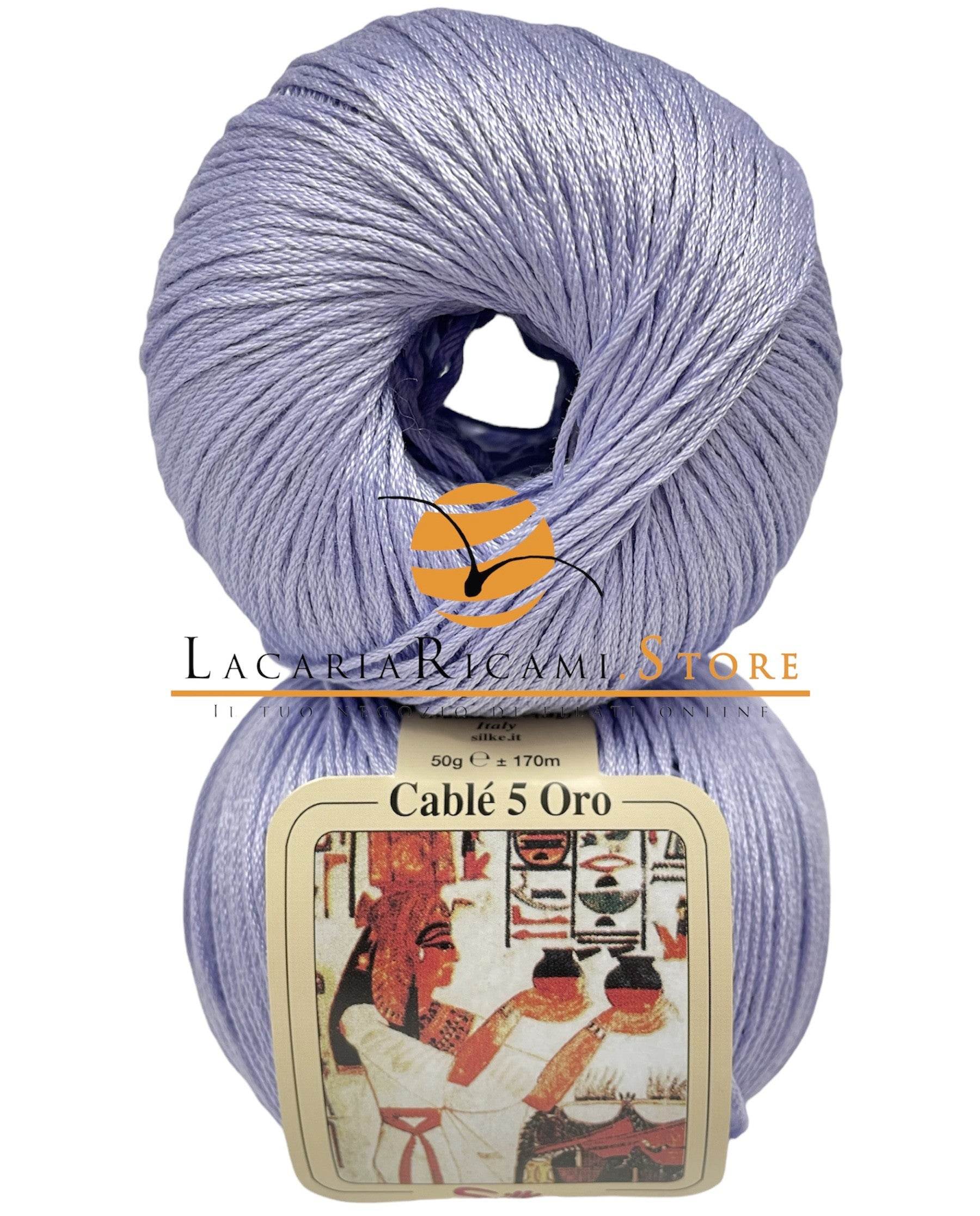 Cotone CABLE' 5 ORO - Silke - - LacariaRicami.Store