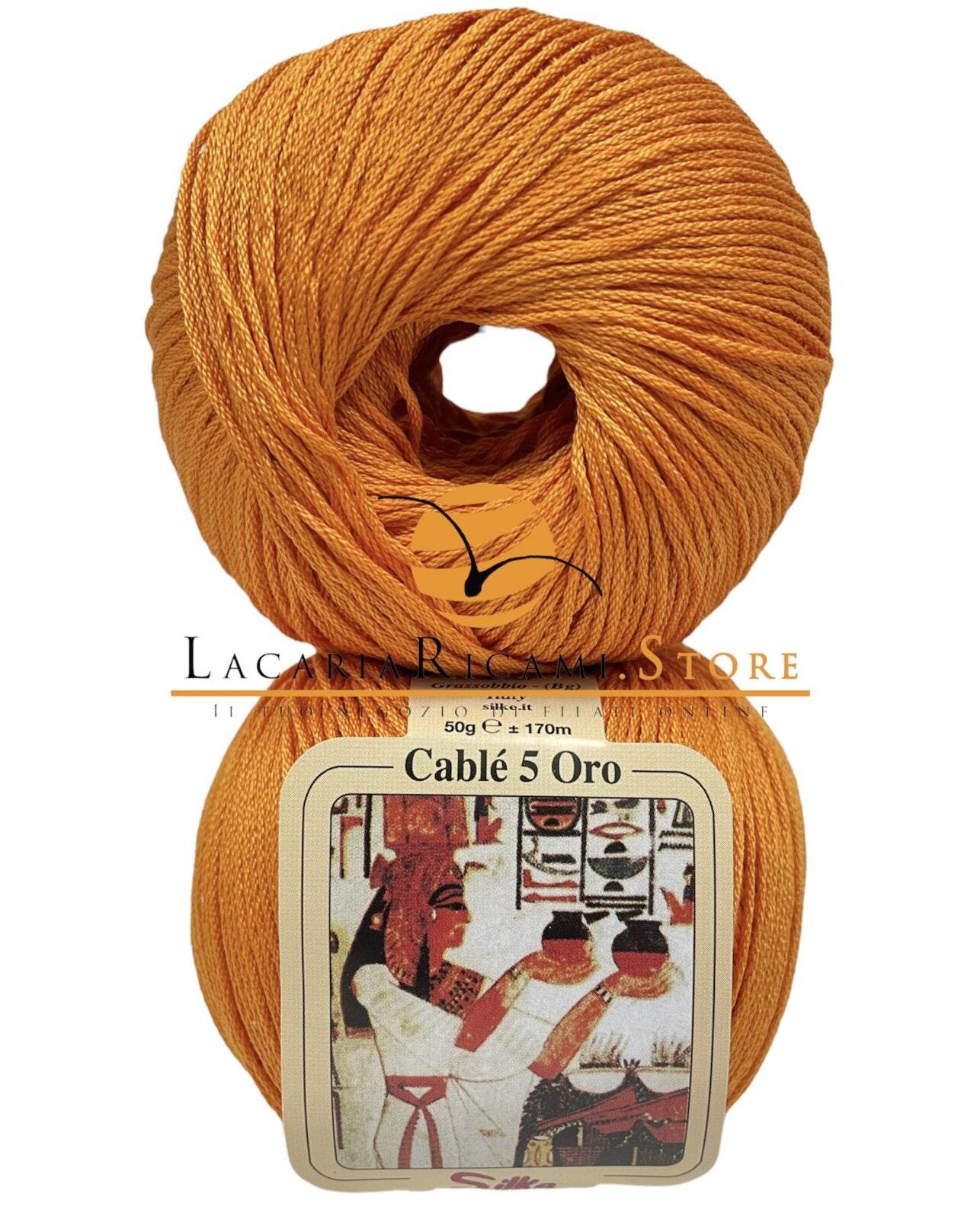 Cotone CABLE' 5 ORO - Silke - - LacariaRicami.Store