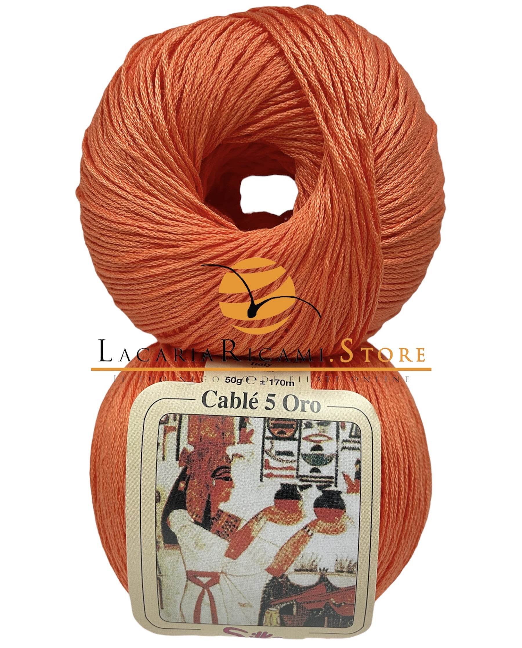 Cotone CABLE' 5 ORO - Silke - - LacariaRicami.Store