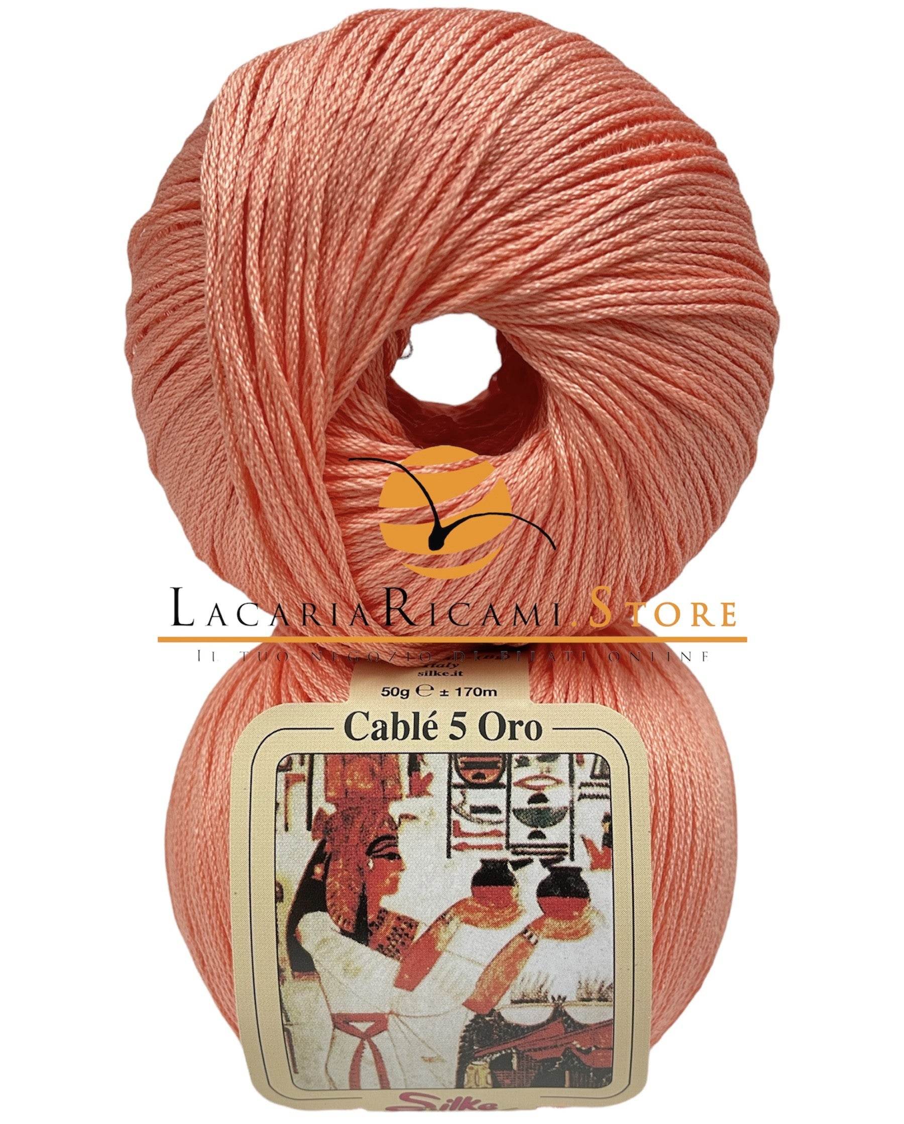 Cotone CABLE' 5 ORO - Silke - - LacariaRicami.Store