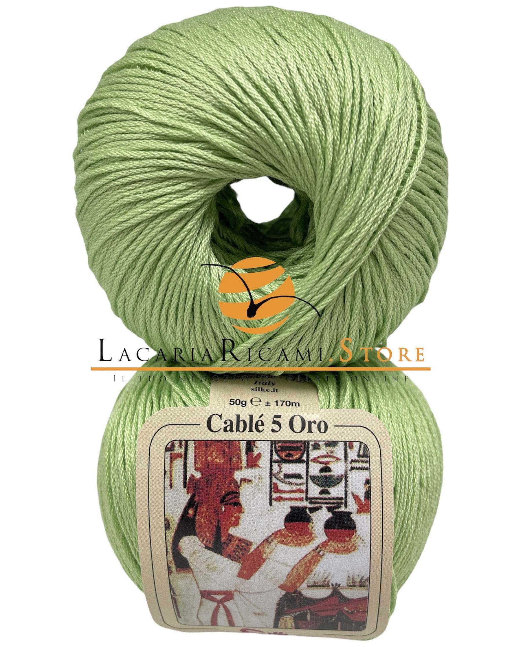 Cotone CABLE' 5 ORO - Silke - - LacariaRicami.Store